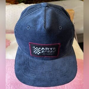 Troy Lee Designs Unstructured Snap back Winners Circle Corduroy Indigo Hat OSFA